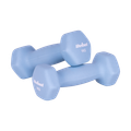 Činky REBEL ACTIVE RBA-2330-S3 litinové neoprenové HEX sada 12 kg (2x1 kg+2x2 kg+2x3 kg)