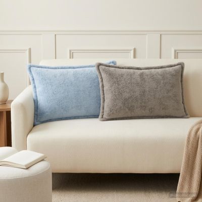 vidaXL Poťah na podložku 6 ks HOUTEN Svetlomodrá 30 x 50 cm