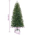 vidaXL Umelý vianočný stromček Zelená 150 cm PVC, PE a oceľ