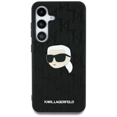 Puzdro Karl Lagerfeld HC PU Monogram K. Head Pin pre Samsung Galaxy S25 Ultra čierne
