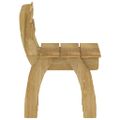 vidaXL 3-dielny záhradný jedálenský set impregnovaná borovica