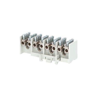 Svorkovnica stúpacia HAK/4/25D, nekrytá, 80A, 4pól., na pól:1x25mm2 a 4x16mm2, na DIN