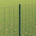vidaXL Euro oplotenie s pilierom 10 x 1,5 m PVC potiahnutá oceľ Zelená