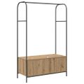 vidaXL Vešiak na oblečenie Hnedý dub 100 x 44 x 160 cm