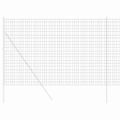 vidaXL Euro plot 1,6 x 10 m Železo potiahnuté PVC Sivá