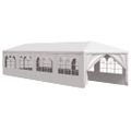 vidaXL Záhradný stan 3x12 m, biely