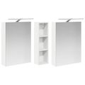 vidaXL Set kabinetov do kúpeľne 3 ks 120 x 14,5 x 70 cm