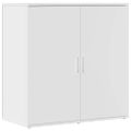 vidaXL Komody 2 ks biele 79x38x80 cm kompozitné drevo