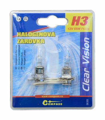 Žiarovka 12V H3 55W Pk22s blister 2ks