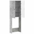 vidaXL Toaletná skriňa EDE Betónovo sivá 66 x 25,5 x 190 cm