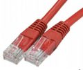 UTP Patch Kábel Neku 2x RJ45 CAT6 1m, červený UTP Patch Kabel Neku 2x RJ45 CAT6 1m, červený