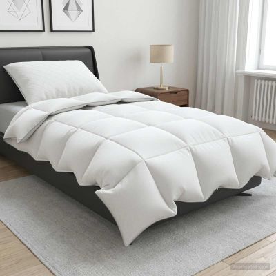 vidaXL Súprava paplónu z 90% husacieho peria FULDA 2 ks 140 x 200 cm