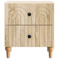 vidaXL Nočný stolík Dub sonoma 43 x 34,5 x 48 cm Kompozitné drevo