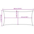 vidaXL Tieniaca plachta 160 g/m² oranžová 2x3,5 m HDPE