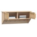 vidaXL Nástenná skriňa s háčikmi 80x24x35,5 cm kompozitné drevo