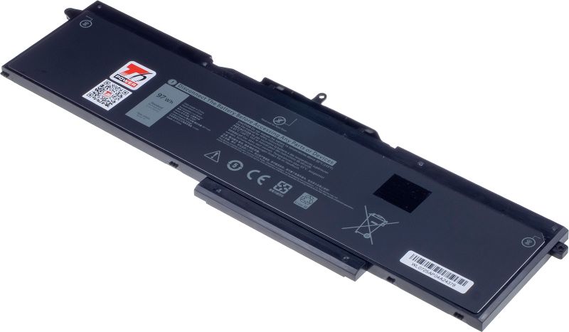 Batéria T6 Power pre Dell Latitude 5501, 5511, Precision 3541, 3551, 8500mAh, 97Wh, 6cell, Li-poly