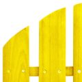 vidaXL 2-miestna záhradná stolička a taburetka Adirondack jedľa žltá