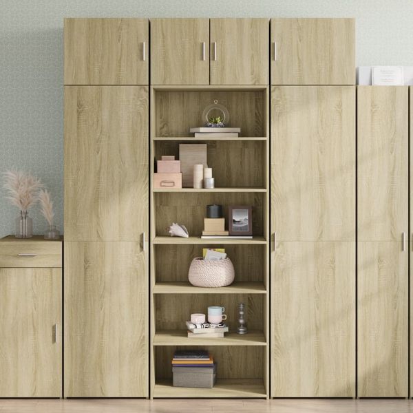 vidaXL Vysoká skrinka dub sonoma 70x41x185 cm kompozitné drevo