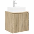 vidaXL Set kabinetov do kúpeľne 3 ks Dub sonoma 49,5 x 41 x 62,5 cm