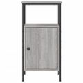 vidaXL Nočné stolíky 2 ks sivý dub sonoma 41x31x80 cm kompozitné drevo
