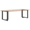 vidaXL Nohy k jedálenskému stolu v tvare T, 2 ks, antracitové, 80x35x(72-73) cm, oceľ