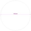 vidaXL Zrkadlová guľa Ø 37,5 cm Strieborná Nerezová oceľ 201