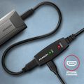 AXAGON ADR-305, USB 3.2 Gen 1 A-M -> A-F aktivní prodlužovací / repeater kabel, 5m Kabel, prodlužovací, aktivní, USB 3.2 Gen1, zástrcka A, zásuvka A, 5m, cerný