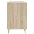 vidaXL Stôl Dub sonoma 142,5 x 50 x 75 cm Kompozitné drevo