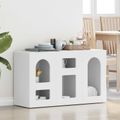 vidaXL Servírovacia skriňa ELST Biela 100 x 35 x 59 cm