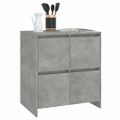vidaXL Komody 2 ks betónové sivé 70x41x75 cm drevotrieska