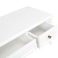 vidaXL TV stolík biely 100x35x35 cm drevený