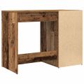 vidaXL Písací stôl, staré drevo 100x49x75 cm, kompozitné drevo