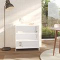 vidaXL Komoda biela 70x40,5x75 cm drevotrieska