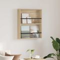 vidaXL Regál na časopisy Sonoma dub 60 x 12 x 70 cm Kompozitné drevo