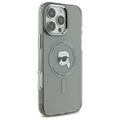Karl Lagerfeld puzdro pre iPhone 16 Pro Max 6,9" KLHMP16XHLSKIK čierne Hard IML Metal Karl Head MagSafe