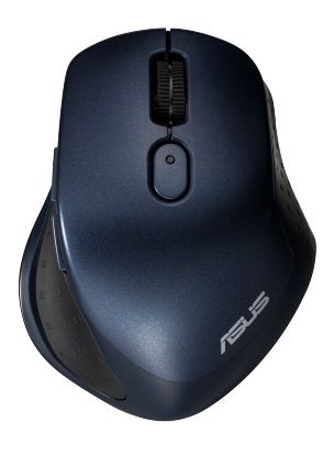 ASUS MW203 Multi-Device Wireless Silent Mouse/Ergonomická/Optická/Pre pravákov/2 400 DPI/USB+BT/Modrá