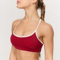 Športová podprsenka Varsity Red - GymBeam, veľkosť XL, 90% Nylon,10% Elastane