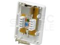 Zásuvka NEKU CAT5E FTP 1 x RJ45 na omietku biela