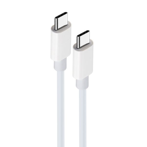 Kábel Maxlife MXUC-05 USB-C - USB-C 2,0 m 60W biely
