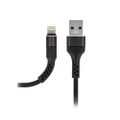 Kábel Maxlife MXUC-01 USB - Lightning 1,0 m 2A čierny nylon