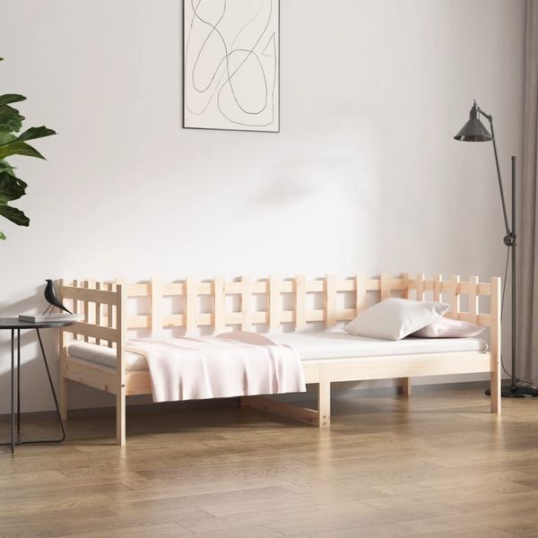 vidaXL Denná posteľ s matracom 90x190 cm masívna borovica