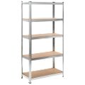 vidaXL Skladovacie regály 2 ks, 90x40x180 cm, MDF