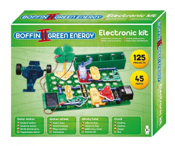 Elektronická stavebnica BOFFIN II Zelená Energia
