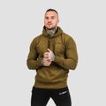 Mikina Athlete Military Green Black - GymBeam, veľkosť S, 60% cotton, 40% nylon