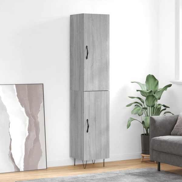 vidaXL Vysoká skrinka dub sonoma 34,5x34x180 cm spracované drevo