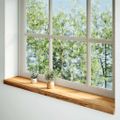vidaXL Okenný parapet 2 ks svetlohnedá 160x20x2 cm dubový masív
