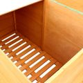 vidaXL Záhradný úložný box 126x72x72 cm, drevo