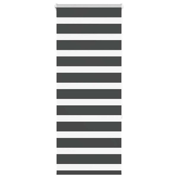 vidaXL Zebra roleta čierna 65x150 cm šírka látky 60,9 cm polyester