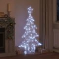 vidaXL Vianočný stromček 160 LED Studená biela 150 cm Akryl