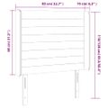 vidaXL Čelo postele so záhybmi zelené 83x16x118/128 cm látka